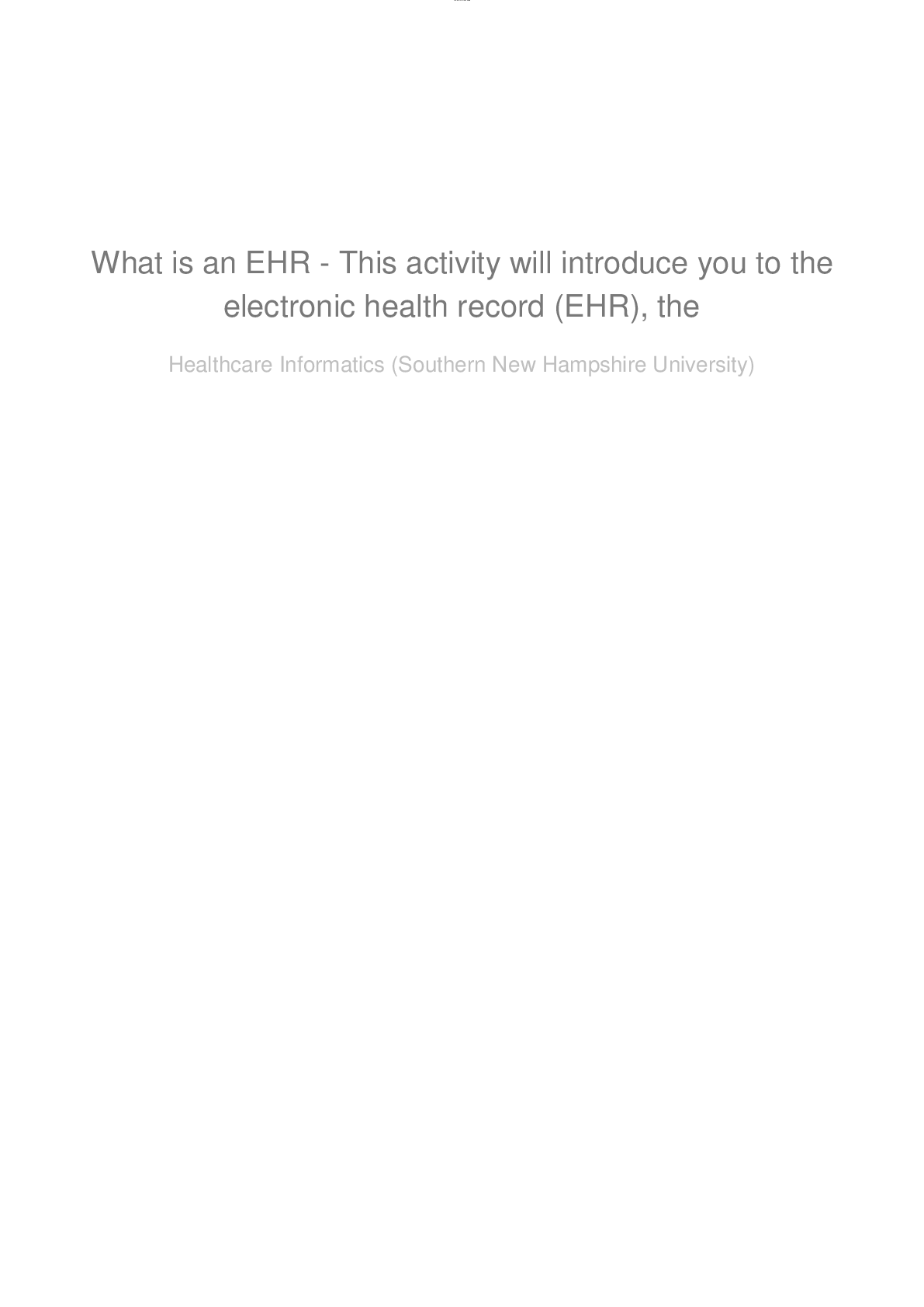 Preview image of Him 500 Module 3 Activity document